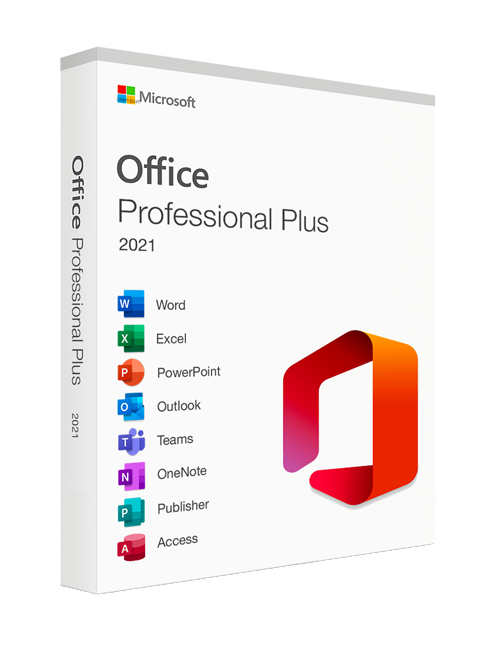 Office 2021 Professional Plus + Microsoft accountkoppeling